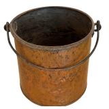 Vintage Copper Pail / Bucket and Tea Kettle