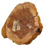 Vintage Hand Carved Wood Burled Basket / Bowl