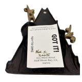 Collectable Native American Decorative Items including a Hand Woven Basket