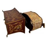 Assorted Decorative Medal Baskets and Set of Decorative Coasters