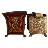 Assorted Decorative Medal Baskets and Set of Decorative Coasters