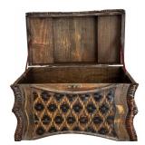 Three Unique Decorative Baskets and Tops for Storage or Decor