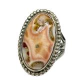 Vintage Sterling Silver and Jasper Ring