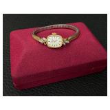 Vintage Ladies 14k and Diamonds Omega Watch