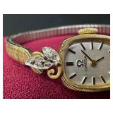 Vintage Ladies 14k and Diamonds Omega Watch