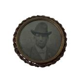 Two Antique Pins including an Antique Portrait Pin