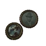 Two Antique Pins including an Antique Portrait Pin