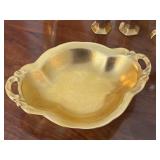 Vintage Gold Tone Colored Tea Service Items and More