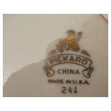 Vintage Gold Tone Colored Tea Service Items and More