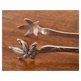 Vintage Silver Plate Wallace Pickle Tongs