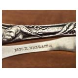 Vintage Silver Plate Wallace Pickle Tongs