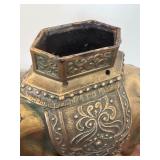 Decorative Metal Elephant Incense Burner