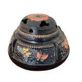Antique Hand Art Deco Period Painted Incense Jar