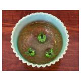 Antique Jefferson Opalescent Footed Glass Bowl