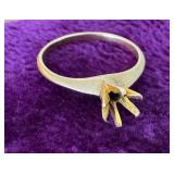 Vintage 10K Gold Ring Setting