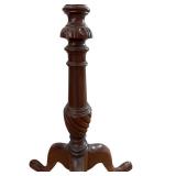 Antique Carved Mahogany Plant Stand