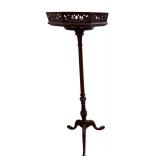 Antique Carved Mahogany Plant Stand