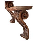 Pair of Italian Antique Carved Wall Brackets / Shelves