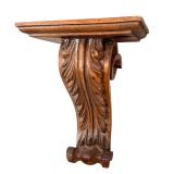 Pair of Italian Antique Carved Wall Brackets / Shelves