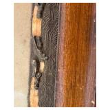 Beautiful Black and White Framed Portrait of a Native American Maiden