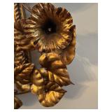 Beautiful Vintage Gilded Mirror with Floral Design