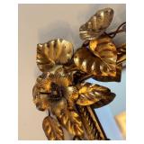 Beautiful Vintage Gilded Mirror with Floral Design