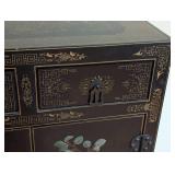 Asian Lacquer and Hard Stone Inlaid Cabinet