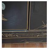 Asian Lacquer and Hard Stone Inlaid Cabinet