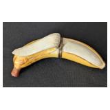 Limoges Peint Main Banana Trinket Box
