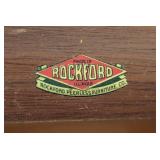 Petite Mahogany Glass Secretary Hutch