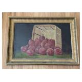 Framed Oil on Board Still Life Painting by William Jensen