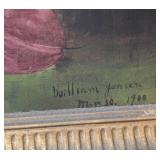 Framed Oil on Board Still Life Painting by William Jensen