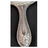 Two Antique Silver Hand Mirrors