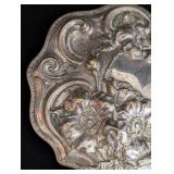 Two Antique Silver Hand Mirrors