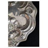 Two Antique Silver Hand Mirrors