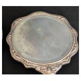 Two Antique Silver Hand Mirrors