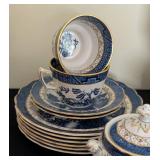 Booths Real Old Willow Dish Set