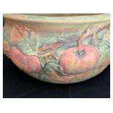 Vintage Weller Pottery Ceramic Baldin Apples Bowl