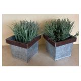 Home Decor Variety including an Artichoke Print Wall Art, Faux Plants and Artichokes