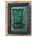 Variety of Framed Vintage Mottos