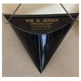 W.M. H. Jensen Advertising Fireplace Shovel and Metal Dust Pan