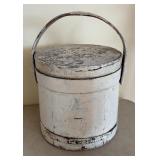 Vintage Rug Beater, Primitive Wooden Bucket, W.M. H. Jensen Yard Sticks and More