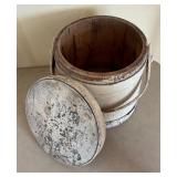 Vintage Rug Beater, Primitive Wooden Bucket, W.M. H. Jensen Yard Sticks and More