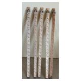 Vintage Rug Beater, Primitive Wooden Bucket, W.M. H. Jensen Yard Sticks and More