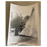 Native American Black and White Photographic Prints, Miniature Books and Framed Motto Print