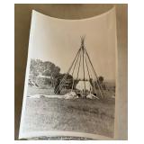 Native American Black and White Photographic Prints, Miniature Books and Framed Motto Print