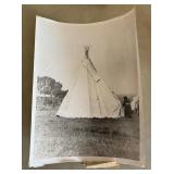 Native American Black and White Photographic Prints, Miniature Books and Framed Motto Print