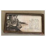 Native American Black and White Photographic Prints, Miniature Books and Framed Motto Print