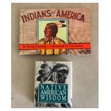 Native American Black and White Photographic Prints, Miniature Books and Framed Motto Print