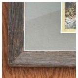 "Blackfoot Tipi Camp Up the Cutback in Montana" Photographic Framed Print by Roland Reed